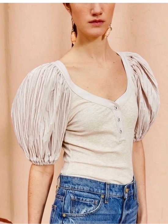 Ulla Johnson Tops - Ulla Johnson Marika Top in Cobblestone Size Small
